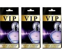 VIP-503 - Ambientador para coche, 3 unidades, para colgar en el coche, casa y oficina, fragancia inspirada en el diseñador