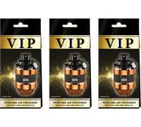 VIP-505 - Ambientador para coche, 3 unidades, para colgar en el coche, casa y oficina, fragancia inspirada en el diseñador