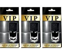 VIP-550 - Ambientador para coche, 3 unidades, para colgar en el coche, casa y oficina, fragancia inspirada en el diseñador
