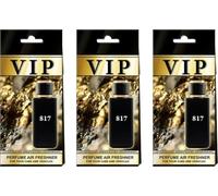 VIP-817 - Ambientador para coche, 3 unidades, para colgar en el coche, casa y oficina, fragancia inspirada en el diseñador