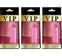 VIP-987 - Ambientador para coche, 3 unidades, para colgar en el coche, casa y oficina, fragancia inspirada en el diseñador
