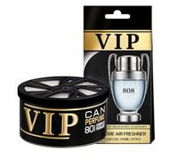 VIP CARIBI - Ambientador Premium en lata con interior de silicona inyectada, inspirado en perfumes de alta gama, aroma duradero hasta 60 días, para coche y hogar (808)