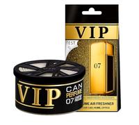 VIP CARIBI - Ambientador Premium en lata con interior de silicona inyectada, inspirado en perfumes de alta gama, aroma duradero hasta 60 días, para coche y hogar (007)
