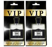 VIP CARIBI Ambientadores de Lujo para Coche Pack 2, Fragancias Premium Inspiradas en Perfumes Exclusivos, Aroma Elegante y Duradero, Ambientador Premium para Coche, Hogar, Oficina y Regalo (500)