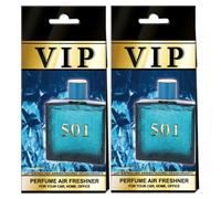 VIP CARIBI Ambientadores de Lujo para Coche Pack 2, Fragancias Premium Inspiradas en Perfumes Exclusivos, Aroma Elegante y Duradero, Ambientador Premium para Coche, Hogar, Oficina y Regalo (501)