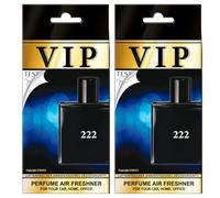VIP CARIBI Ambientadores de Lujo para Coche Pack 2, Fragancias Premium Inspiradas en Perfumes Exclusivos, Aroma Elegante y Duradero, Ambientador Premium para Coche, Hogar, Oficina y Regalo (222)