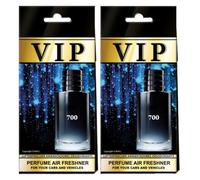 VIP CARIBI Ambientadores de Lujo para Coche Pack 2, Fragancias Premium Inspiradas en Perfumes Exclusivos, Aroma Elegante y Duradero, Ambientador Premium para Coche, Hogar, Oficina y Regalo (700)