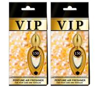 VIP CARIBI Ambientadores de Lujo para Coche Pack 2, Fragancias Premium Inspiradas en Perfumes Exclusivos, Aroma Elegante y Duradero, Ambientador Premium para Coche, Hogar, Oficina y Regalo (150)