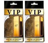 VIP CARIBI Ambientadores de Lujo para Coche Pack 2, Fragancias Premium Inspiradas en Perfumes Exclusivos, Aroma Elegante y Duradero, Ambientador Premium para Coche, Hogar, Oficina y Regalo (007)