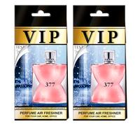 VIP CARIBI Ambientadores de Lujo para Coche Pack 2, Fragancias Premium Inspiradas en Perfumes Exclusivos, Aroma Elegante y Duradero, Ambientador Premium para Coche, Hogar, Oficina y Regalo (377)