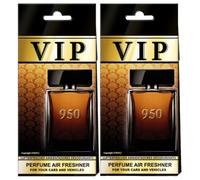 VIP CARIBI Ambientadores de Lujo para Coche Pack 2, Fragancias Premium Inspiradas en Perfumes Exclusivos, Aroma Elegante y Duradero, Ambientador Premium para Coche, Hogar, Oficina y Regalo (950)
