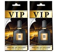 VIP CARIBI Ambientadores de Lujo para Coche Pack 2, Fragancias Premium Inspiradas en Perfumes Exclusivos, Aroma Elegante y Duradero, Ambientador Premium para Coche, Hogar, Oficina y Regalo (099)
