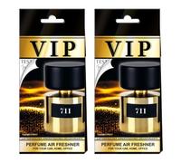 VIP CARIBI Ambientadores de Lujo para Coche Pack 2, Fragancias Premium Inspiradas en Perfumes Exclusivos, Aroma Elegante y Duradero, Ambientador Premium para Coche, Hogar, Oficina y Regalo (711)
