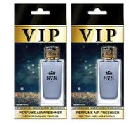 VIP CARIBI Ambientadores de Lujo para Coche Pack 2, Fragancias Premium Inspiradas en Perfumes Exclusivos, Aroma Elegante y Duradero, Ambientador Premium para Coche, Hogar, Oficina y Regalo (878)