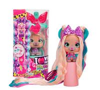 VIP Pets Bow Power Kim S6 | Muñeca de Perro pequeño Coleccionable con Aspecto Urbano y Pelo Largo para peinar o Decorar - Juguete de Regalo para niñas +3 años