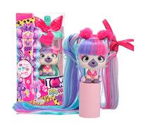 VIP Pets Bow Power Natty S6 | Muñeca pequeña Perra Coleccionable con Aspecto Urbano y Cabello Largo para peinar o Decorar - Juguete de Regalo para niñas +3 años