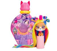 VIP Pets Cats Melissa, Muñeca Gatita Coleccionable Que Brilla en la Oscuridad con Pelo Largo a Peinar y 15 Accesorios - Juguete Regalo para Niñas y Niños +3 Años