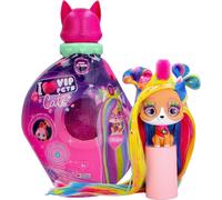 VIP Pets Cats Melissa, Muñeca Gatita Coleccionable Que Brilla en la Oscuridad con Pelo Largo a Peinar y 15 Accesorios - Juguete Regalo para Niñas y Niños +3 Años