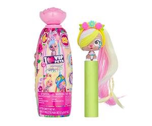 Vip Pets Mini Fans Spring Vibes | Muñeca perrita Sorpresa Coleccionable con Pelo Largo y Perfumado para peinar - Juguete Regalo para niñas y niños +3 Años