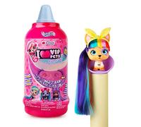 VIP PETS | Mini muñeca Perrita sorpresa Coleccionable con Pelo largo a peinar - Juguete y Regalo para niñas y niños +3 Años
