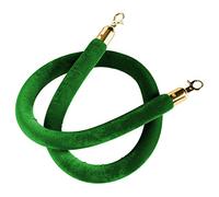 VIP Stanchion Rope/Queue Divider Barrier Rope,Twisted Barrier Rope for Crowd Control, for Movie Theaters Grand Openings Restaurants Hotels(Green,3m/9.8ft/118inch)