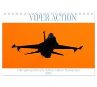 VIPER ACTION - F-16 FIGHTING FALCON (Tischkalender 2026 DIN A5 quer), CALVENDO Monatskalender: Einer der besten Kampflugzeuge der letzten 50 Jahre