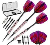 Viper alas 80% tungsteno Dardos de Punta Blanda con Almacenamiento/Estuche de Viaje, 16 Gramos