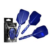 Viper Diamond Core Plumas de Dardos, Azul, InBetween Shaft, Standard No6 Flight