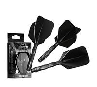 Viper Diamond Core Plumas de Dardos, Negro, Medium Shaft, Standard No6 Flight