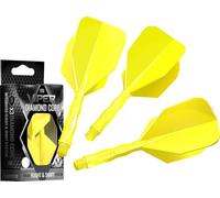 Viper Diamond Core - Sistema Integrado de Vuelo y Eje de Dardos - Accesorio de Dardos de precisión con polímeros Resistentes para un Mejor Rendimiento, Juego de 3, Entre Ejes, Vuelo estándar n.º 6