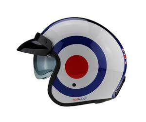 VIPER Motorcycle Helmet with Inner Sun Visor RSV06 Plus Open Face Jet Motorbike Helmets for Adult - Motorbike Rider Road Legal ECE2206 Approved for Cruise Bike Chopper Moped Electric Scooters