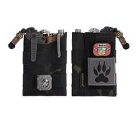 VIPERADE VE9 Bolsa Multiherramienta EDC ultradelgada y Liviana Organizador Bolsa de Bolsillo para Herramientas de Nailon Duradera multifunción para Soporte de Linterna, Soporte para bolígrafo