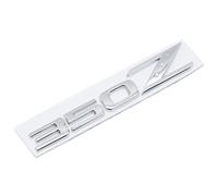VIPHID 3D Coche de Etiqueta Engomada del Emblema para Nissan 350Z 370Z Fairlady, Engomada Insignia Autoadhesiva para Coche, Adecuado para la Decoración Exterior de Automóviles,350Z-Silver
