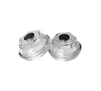 VIPIH 2PCS Oil Bath Dust Caps K71-704-00 para Dexter 9k 10K 8-415 430 3.5" Threads Trailer Axle Plastic Cover 21-88 Oil Caps