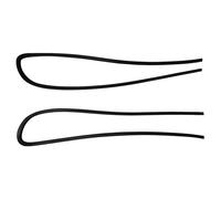 VIPIH 2PCS Window Glass Molding RH & LH para Honda CR-X CRX EF8 1988-1991