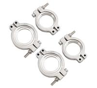 VIPIH 4PC TiAL MV-S 38mm Wastegate V-Band Clamp Set Kit with Screws Nuts and Seals