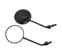 VIPIH Black 10mm Rearview Mirror Set para Honda XL600V XL650V XL700V Transalp 1994-2010