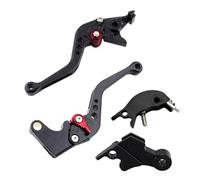 VIPIH New Short Clutch Brake Lever fit para Yamaha XSR900 XSR900GP MT-09 MT-09SP 24-25 Black