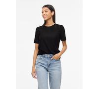 Vila VIPLISA O-NECK S/S TOP - NOOS XS Negro