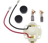 VIPMOON Conjunto de Escoba de Carbón CB430 + Portaescoba de Carbón + Tapas para Carbón Amoladora Makita BGA450 BGA452 DGA452 Kit de Escobillas de Carbón con Soporte para Cepillos
