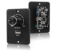 VIPMOON DC 12-24V PWM LED Dimmer 5A, 3 hilos Interruptor de atenuación continua con USB con QC3.0, atenuación continua, luz de atenuación, para RV Barco Camión Caravana Remolque Lámpara LED regulable