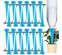 VIPNAJI Sistema de Riego Automático,24 Piezas Riego por Goteo para Macetas Ajustable con Interruptor de Válvula de Control,Regar Plantas Macetas Flores para Jardín Hogar Interior Exterior Vacaciones