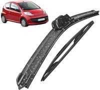 VIPOD 2 Piezas Juego De Escobillas Limpiaparabrisas para Toyota Aygo AB10 2005-2014 26" + 12", Ajuste Ventana Lluvia Cepillos