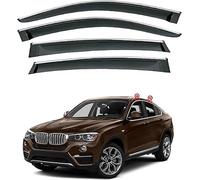 VIPOD 4 Piezas Auto Deflectores De Viento para BMW X4 F26 2013-2017, Derivabrisas De Aire Cortavientos Protector Ventanas Laterales