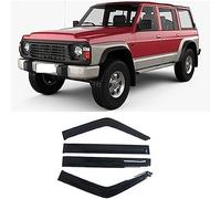 VIPOD 4 Piezas Auto Deflectores De Viento para Nissan Patrol Safari Y60 1987-1997, Derivabrisas De Aire Cortavientos Protector Ventanas Laterales