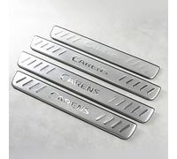 VIPOED 4 Piezas DecoracióN para Estribos para KI-A Carens 2013-2018, Acero Inoxidable Protector Umbral Puerta Coche