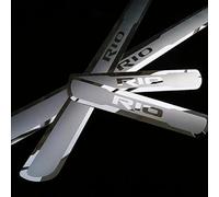 VIPOED 4 Piezas DecoracióN para Estribos para KIA Rio 2015-2019, Acero Inoxidable Protector Umbral Puerta Coche