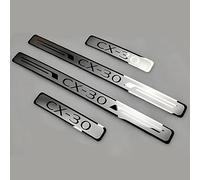 VIPOES 4 Piezas DecoracióN para Estribos para Mazda CX-30 2024 2023 2022 2021 2020 2019, Acero Inoxidable Protector Umbral Puerta Coche