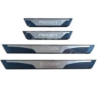 VIPOES 4 Piezas DecoracióN para Estribos para Peugeot Expert 2017+, Acero Inoxidable Protector Umbral Puerta Coche