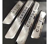 VIPOES 4 Piezas DecoracióN para Estribos para Renault Captur 2024 2023 2022 2021 2020 2019, Acero Inoxidable Protector Umbral Puerta Coche